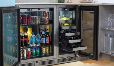 Perlick 15" Signature Series Built-In Wine Cooler with 20 Bottle Capacity Single Zone with Glass Door in Stainless Steel - HP15WM-4-3R