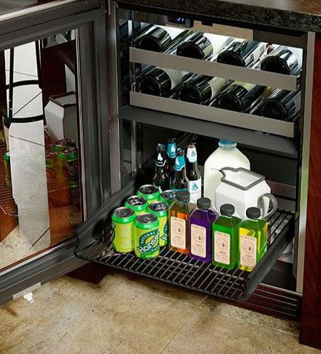 Perlick Signature Series 24-Inch Right-Hinge Outdoor Undercounter Dual Zone Refrigerator/Wine Reserve - Panel Ready Solid Door - HP24CO-4-2R