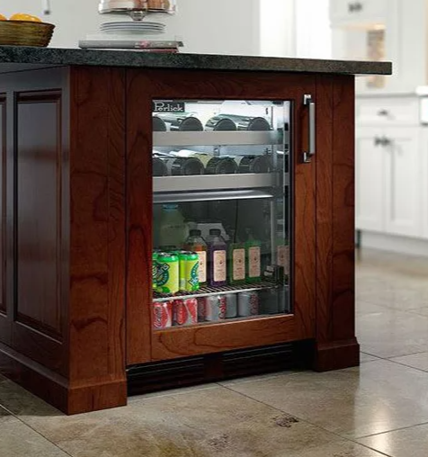 Perlick Signature Series 24-Inch Right-Hinge Outdoor Undercounter Dual Zone Refrigerator/Wine Reserve - Panel Ready Solid Door - HP24CO-4-2R