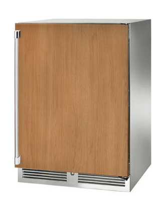 Perlick 24" Signature Series Outdoor Built-In Counter Depth Compact Freezer with 5.2 cu. ft. Capacity in Panel Ready - HP24FM-4-2R