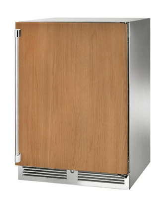 Perlick 24" Signature Series Outdoor Built-In Counter Depth Compact Refrigerator with 5.2 cu. ft. Capacity in Panel Ready - HP24RM-4-2L