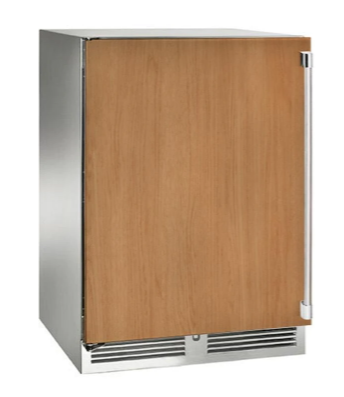 Perlick 24" Signature Series Outdoor Built-In Counter Depth Compact Refrigerator with 5.2 cu. ft. Capacity in Panel Ready - HP24RM-4-2R