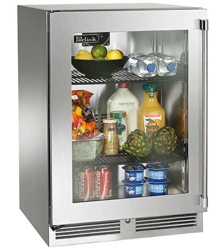 Perlick 24" Signature Series Marine Grade Refrigerator - HP24RM-4-3L