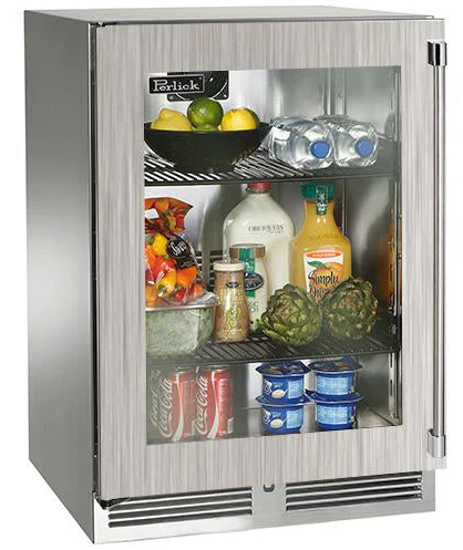 Perlick 24" Signature Series Marine Grade Refrigerator - HP24RM-4-3L