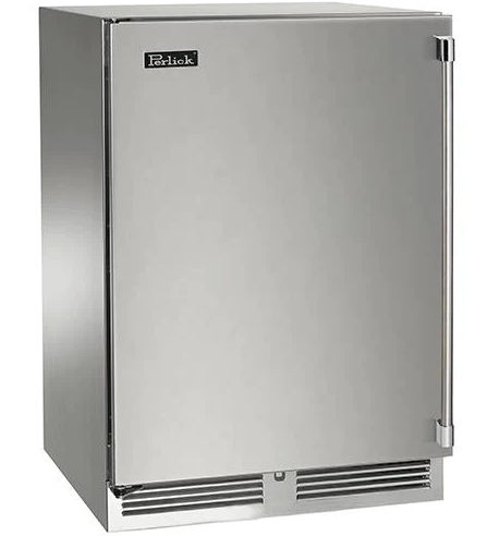 Perlick 24" Signature Series Outdoor Built-In Beverage Center with 5.2 cu. ft. Capacity in Panel Ready - HP24BM-4-2R