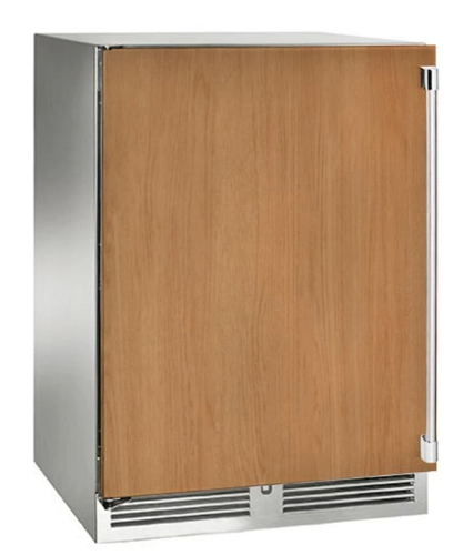 Perlick 24" Signature Series Built-In Wine Cooler with 45 Bottle Capacity Single Zone with Solid Door in Panel Ready - HP24WM-4-2L