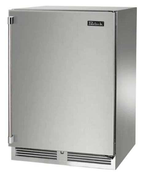 Perlick 24" Signature Series Built-In Wine Cooler with 32 Bottle Capacity Dual Zone in Stainless Steel - HP24DM-4-1L