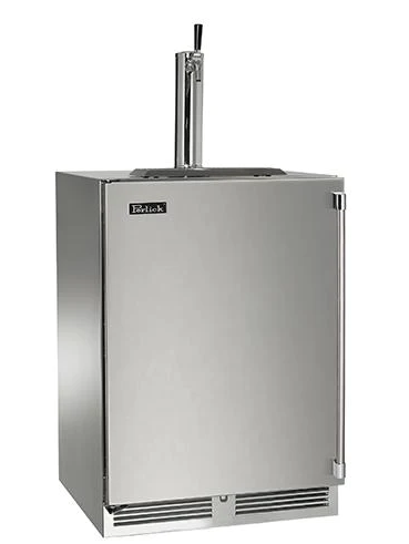 Perlick 24" Signature Series Marine Grade Beer Dispenser Single Tap - HP24TM-4-1L-1