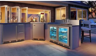 Perlick Signature Series 24-Inch Right-Hinge Outdoor Undercounter Refrigerator - Stainless Steel Solid Door - HH24RO-4-1R