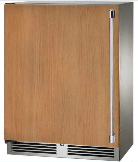 Perlick Signature Series Shallow Depth 18" Depth Outdoor Wine Reserve With Fully Integrated Panel-ready Solid Door, Hinge Left - HH24WO-4-2L
