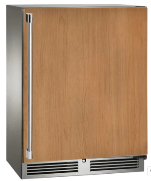 Perlick Signature Series Shallow Depth 18" Depth Outdoor Wine Reserve With Fully Integrated Panel-ready Solid Door, Hinge Right - HH24WO-4-2R