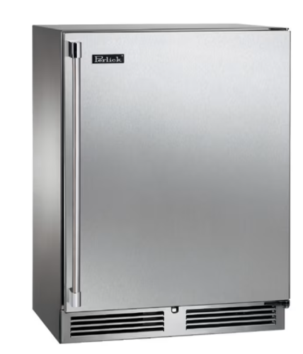 Perlick Signature, Panel Ready Solid Door 18" Shallow Depth Refrigerator Left Hinged - HH24RM-4-2L