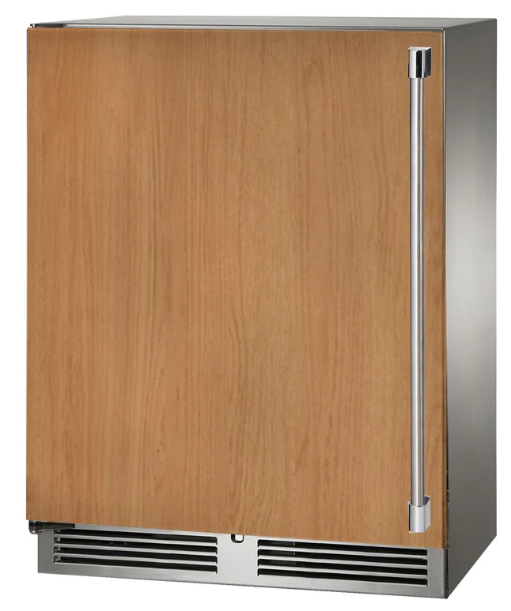 Perlick Signature, Panel Ready Solid Door 18" Shallow Depth Refrigerator Hinged Right - HH24RM-4-2R