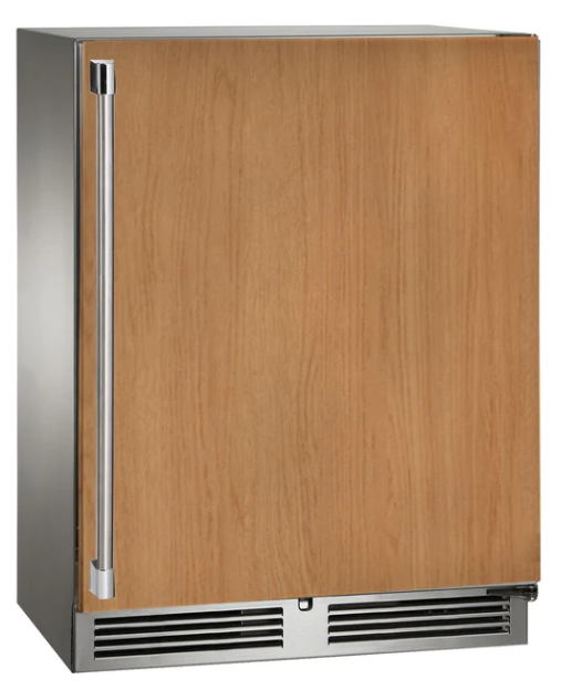 Perlick Signature, Panel Ready Solid Door 18" Shallow Depth Refrigerator Hinged Right - HH24RM-4-2R