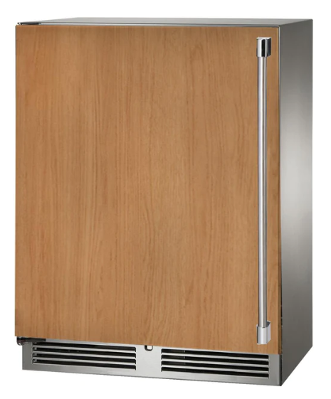 Perlick Signature Series 18" Beverage Center, Panel Ready Solid Door, Hinged Left - HH24BM-4-2L