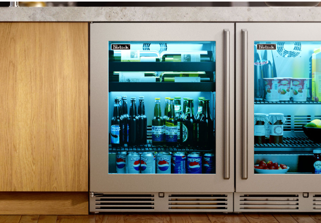 Perlick Signature Series 18"Beverage Center, Panel Ready Solid Door, Hinged Right - HH24BM-4-2R