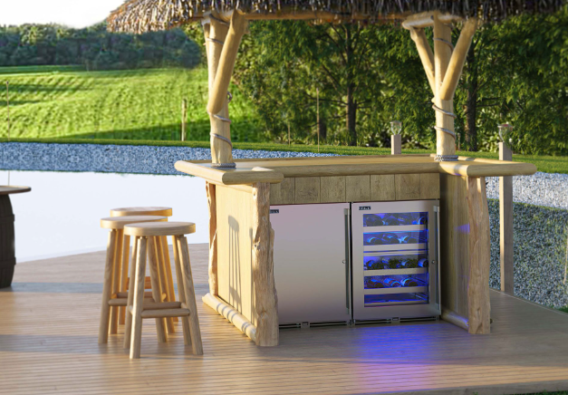 Perlick Signature Series 18"Wine Reserve, Panel Ready Solid Door, Hinged Right  - HH24WM-4-2R
