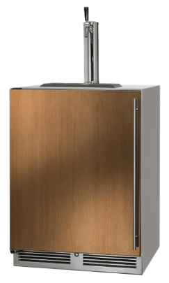 Perlick 24" C Series Outdoor Beer Dispenser Single Tap With Fully Integrated Pan HC24TO-4-2L-1
