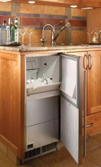 Perlick 15" Signature Series Clear Ice Maker - Solid Stainless Door - Right Hinge - H50IMS-R