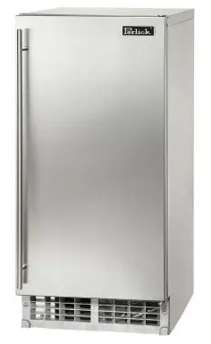 Perlick 15" ADA Compliant Series Clear Ice Maker - Solid Stainless Door - Left Hinge - H50IMS-ADL