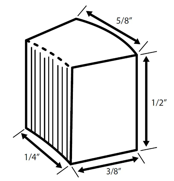 Perlick 15" ADA Compliant Series Cubelet Ice Maker - Solid Stainless Door Left Hinge - H80CIMS-ADL