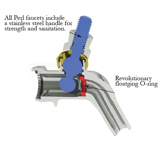 Perlick PERL Keg Beer Faucet - Stainless Steel - 630SS