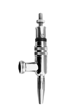 Perlick - Stout Faucet - Brass, Chrome Plated Body With Stainless Steel Spout - 63927