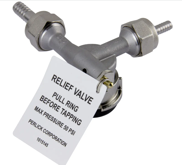 Perlick Lo Boy Stainless Steel "S" Series Keg Coupler - 40030SSLS