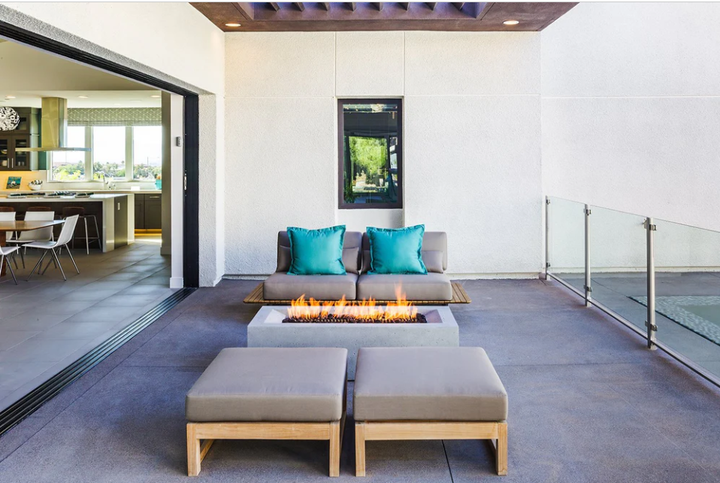 LOC Outdoor Lyra 60" Linear Fire Bowl