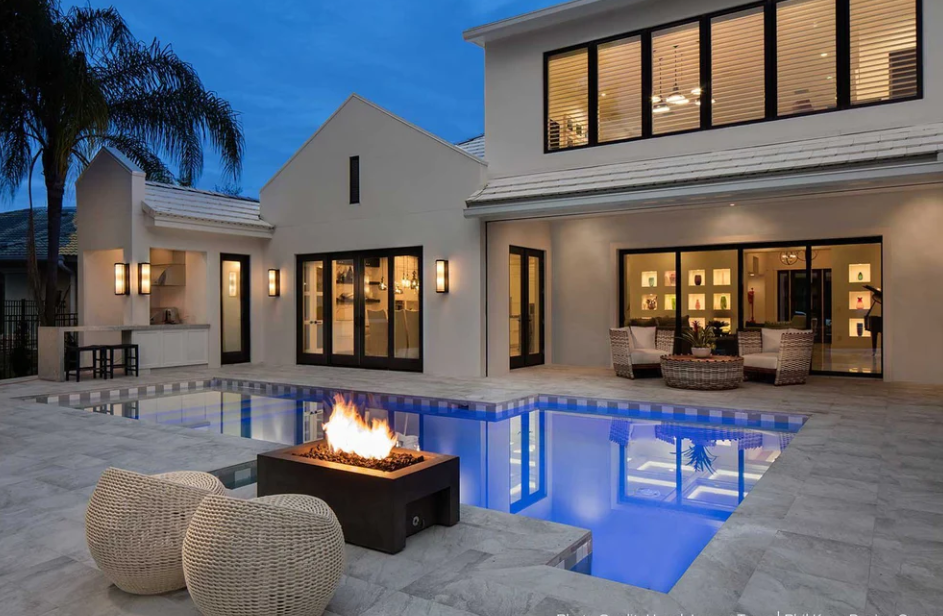 LOC Outdoor Lyra 60" Linear Fire Bowl