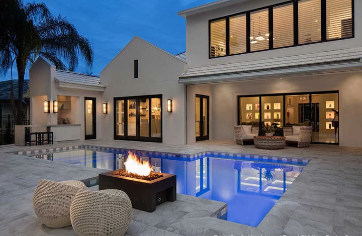 LOC Outdoor Lyra 60" Linear Fire Bowl
