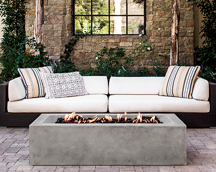 LOC Outdoor Lyra 60" Linear Fire Bowl