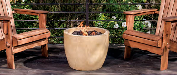 LOC Outdoor Equa 20" Round Fire Bowl