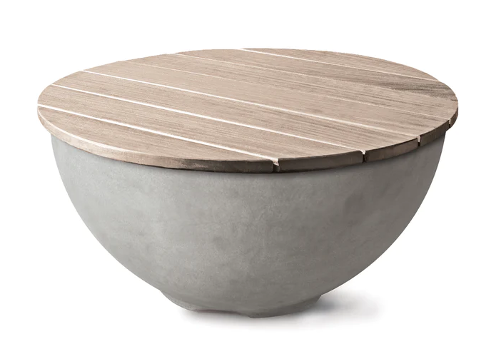 LOC Outdoor Wood Top For Oceana Fire Bowl