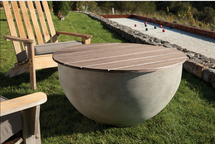 LOC Outdoor Wood Top For Aria 40" Fire Bowl