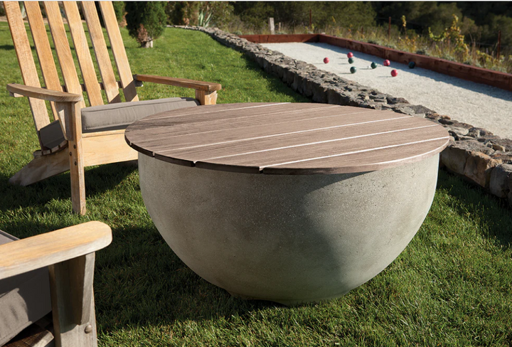 LOC Outdoor Wood Top For Linea 60" Fire Bowl