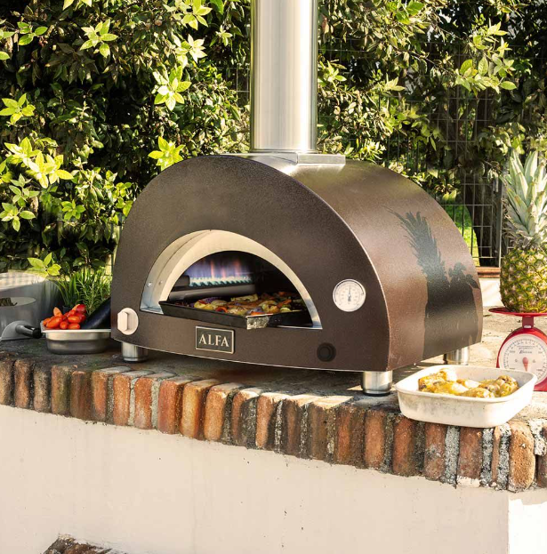Alfa Nano Moderno 1 Gas-Fired Pizza Oven In Copper - FXMD-1P-GRAM-U