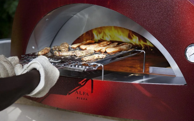 Alfa Allegro 39-Inch Outdoor Countertop Wood-Fired Pizza Oven