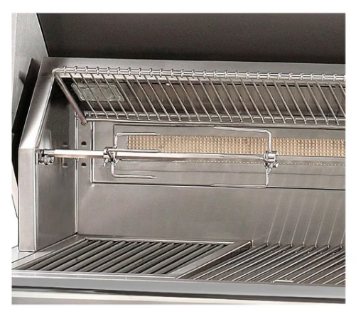 Alfresco 56'' Sear Zone Grill On Refrigerated Base - Jet Black-Matte
