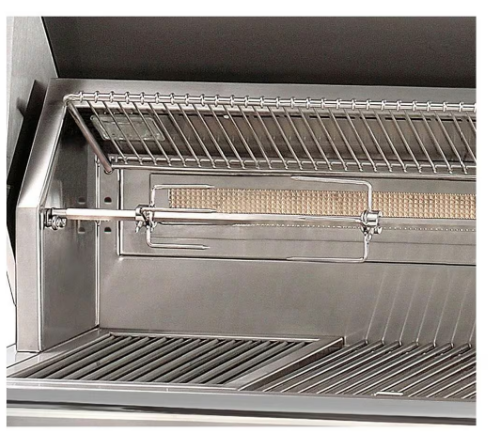 Alfresco 56'' Sear Zone Grill On Refrigerated Base - Raspberry Red-Gloss