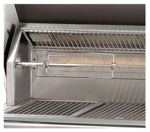 Alfresco 56'' Sear Zone Grill On Refrigerated Base - Luminous Orange-Gloss
