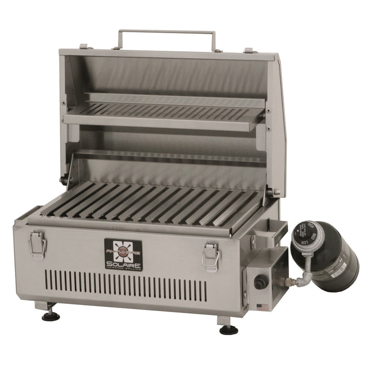Solaire Anywhere 316 Marine Grade Portable Infrared Grill w/ Warming Rack