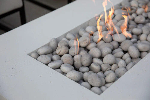 SONOMA 56 Rectangular Outdoor Fire Pit, 56x30x16 Concrete Gas Fire Feature