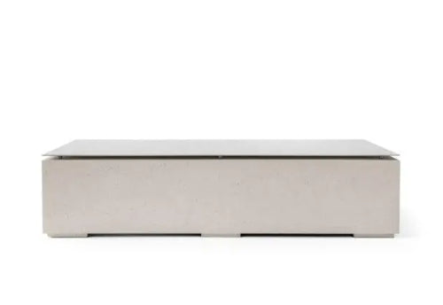 SONOMA 72 Rectangular Outdoor Fire Feature, 72x33x16 Concrete Gas Fire Pit