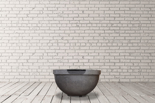 Sorrento Fire Bowl – 33" Concrete Outdoor Fire Pit (65,000 BTUs, Natural Gas or Propane)