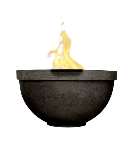 Sorrento Fire & Water Bowl – 33" Poolside Fire and Water Feature (65,000 BTUs, NG or Propane)