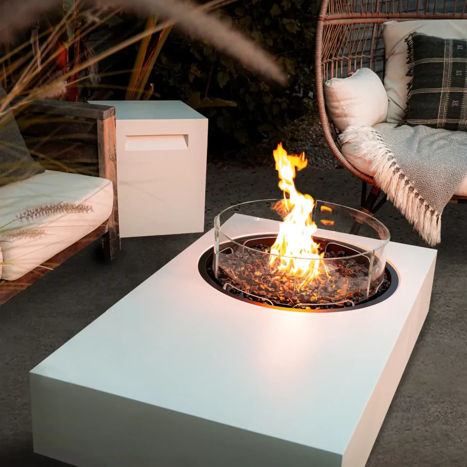 EcoSmart Fire Propane Tank Cover (Teak)