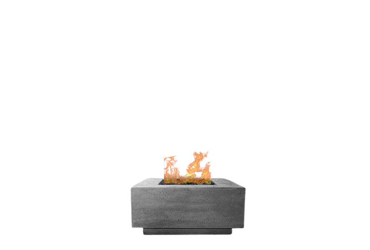 Tavola 2 Fire Table – 36" Square Hand-Crafted Concrete Gas Fire Pit (65,000 BTUs, Propane or Natural Gas)