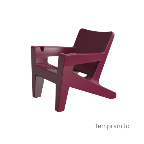 Bask Lounge Chair – Modern Resin Adirondack In-Pool Ledge Chair for Tanning Ledges, Baja Shelves & Outdoor Lounging
