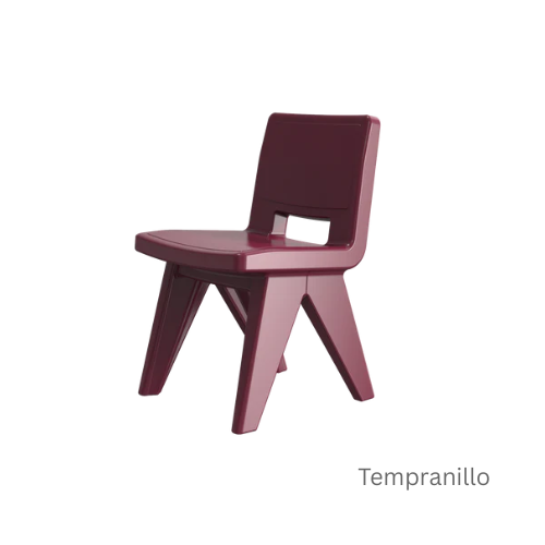 Fresco Dining Chair - Modern Outdoor Dining Chair in Marine-Grade Polyethylene for Patio, Deck & Garden